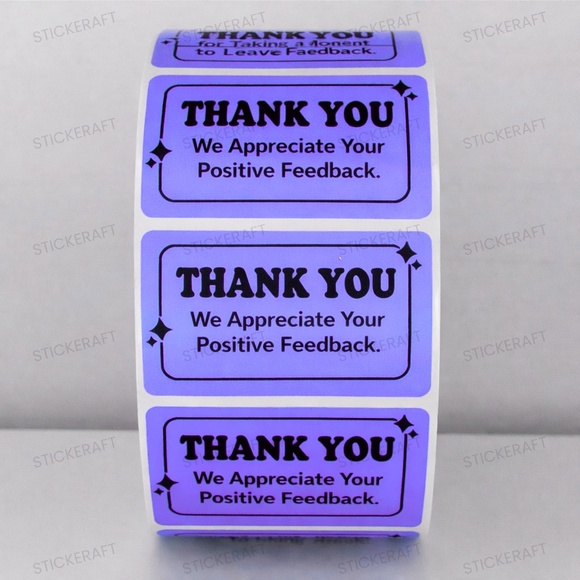 Thank You Stickers – Positive Feedback Labels for Poshmark Sellers NEW - Picture 3 of 10